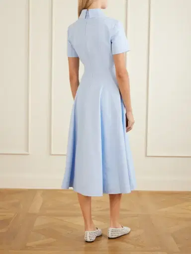 Emilia Wickstead Jody Denim Midi Dress | Thumbnail 3 Emilia Wickstead Jody Denim Midi Dress | Thumbnail 3