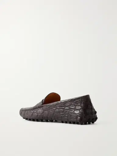 Tod's Gommino Croc-effect Leather Loafers | Thumbnail 3 Tod's Gommino Croc-effect Leather Loafers | Thumbnail 3