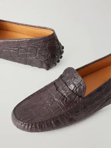 Tod's Gommino Croc-effect Leather Loafers | Thumbnail 5 Tod's Gommino Croc-effect Leather Loafers | Thumbnail 5