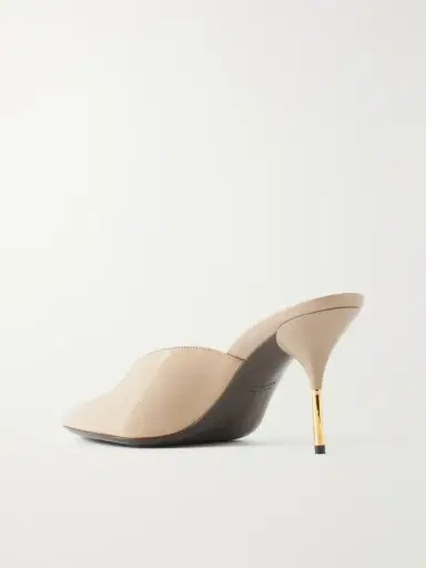 Versace Nyx 80 Leather Mules | Thumbnail 3 Versace Nyx 80 Leather Mules | Thumbnail 3