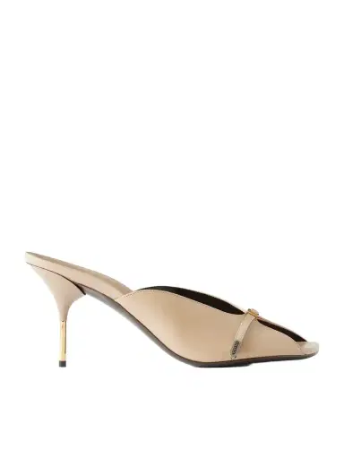Versace Nyx 80 Leather Mules | Thumbnail 1 Versace Nyx 80 Leather Mules | Thumbnail 1