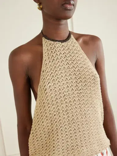 SIR. Ellinor Crocheted Cotton Tank | Thumbnail 4 SIR. Ellinor Crocheted Cotton Tank | Thumbnail 4