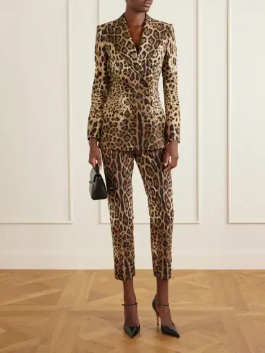Dolce & Gabbana Leopard-print Wool Blazer | Thumbnail 2 Dolce & Gabbana Leopard-print Wool Blazer | Thumbnail 2