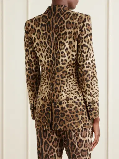 Dolce & Gabbana Leopard-print Wool Blazer | Thumbnail 4 Dolce & Gabbana Leopard-print Wool Blazer | Thumbnail 4