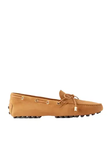 Tod's Gommino Suede Loafers | Thumbnail 1 Tod's Gommino Suede Loafers | Thumbnail 1