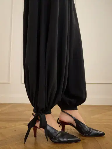 Chloé Silk Crepe De Chine Balloon Pants | Thumbnail 5 Chloé Silk Crepe De Chine Balloon Pants | Thumbnail 5