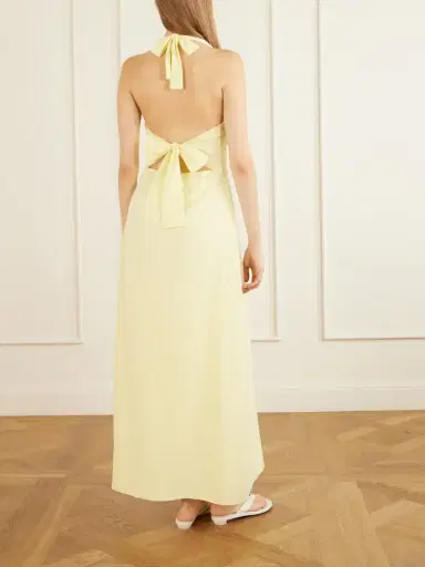 SIR. Rochelle Knotted Cotton Maxi Dress | Thumbnail 3 SIR. Rochelle Knotted Cotton Maxi Dress | Thumbnail 3