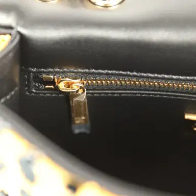 Chanel Chanel Mini Cheetah Print Flap Bag Orange, Black Sequin Gold Hardware | Thumbnail 10 Chanel Chanel Mini Cheetah Print Flap Bag Orange, Black Sequin Gold Hardware | Thumbnail 10