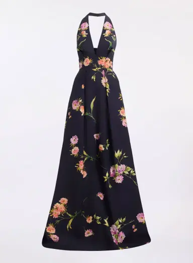 Elie Saab Printed Cotton Long Dress | Thumbnail 5 Elie Saab Printed Cotton Long Dress | Thumbnail 5