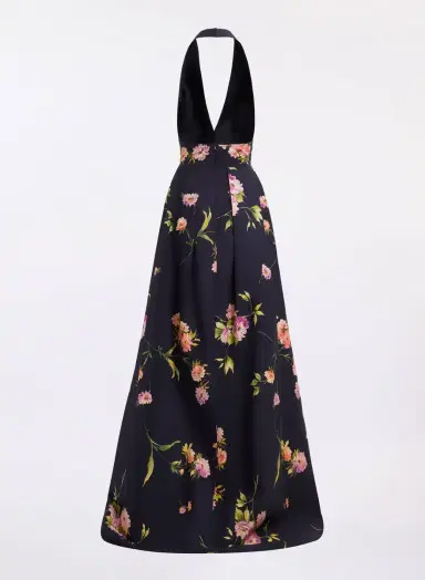 Elie Saab Printed Cotton Long Dress | Thumbnail 6 Elie Saab Printed Cotton Long Dress | Thumbnail 6