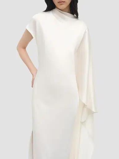 Simkhai Women's Ora Satin Column Gown | Thumbnail 4 Simkhai Women's Ora Satin Column Gown | Thumbnail 4