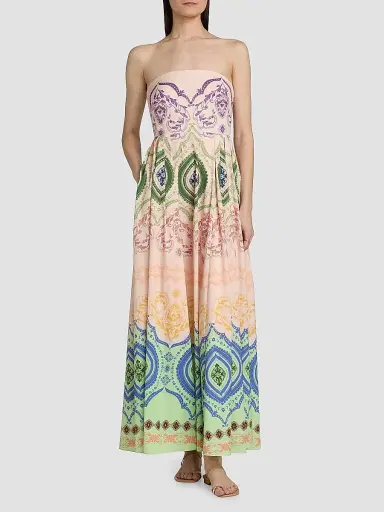 Misa Los Angeles Women's Maddie Printed A-Line Maxi Dress - Rainbow Ceramic - Size XL | Thumbnail 3 Misa Los Angeles Women's Maddie Printed A-Line Maxi Dress - Rainbow Ceramic - Size XL | Thumbnail 3