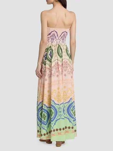 Misa Los Angeles Women's Maddie Printed A-Line Maxi Dress - Rainbow Ceramic - Size XL | Thumbnail 5 Misa Los Angeles Women's Maddie Printed A-Line Maxi Dress - Rainbow Ceramic - Size XL | Thumbnail 5