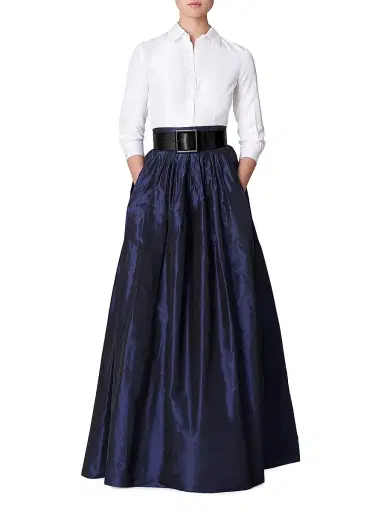 Carolina Herrera Women's Icon Large Square Buckle Belt | Thumbnail 2 Carolina Herrera Women's Icon Large Square Buckle Belt | Thumbnail 2