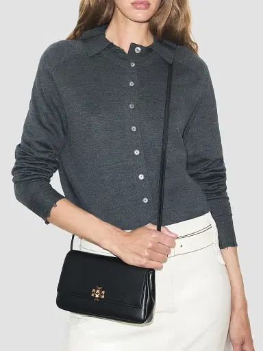 Tory Burch Women's Charlie Leather Wallet Crossbody Bag | Thumbnail 2 Tory Burch Women's Charlie Leather Wallet Crossbody Bag | Thumbnail 2
