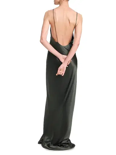 TWP Women's Open-Back Silk Maxi Slipdress | Thumbnail 4 TWP Women's Open-Back Silk Maxi Slipdress | Thumbnail 4