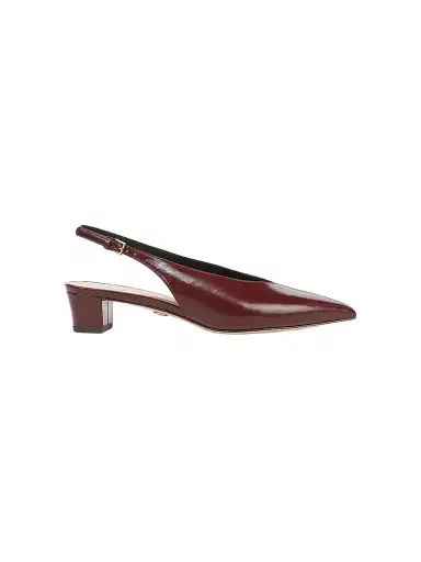 Veronica Beard Women's Pamela Leather Slingback Pumps - Burgundy - Size 11 | Thumbnail 1 Veronica Beard Women's Pamela Leather Slingback Pumps - Burgundy - Size 11 | Thumbnail 1