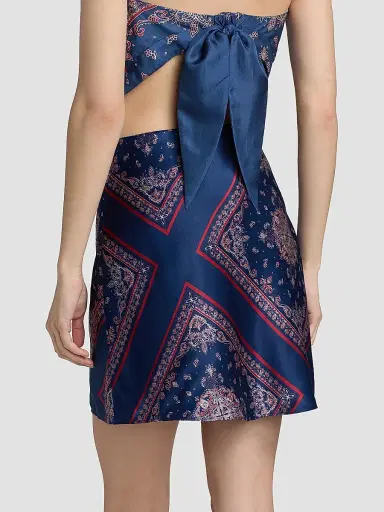 Cami NYC Women's Aviva Paisley-Print Silk Miniskirt - Mariners Bandana | Thumbnail 5 Cami NYC Women's Aviva Paisley-Print Silk Miniskirt - Mariners Bandana | Thumbnail 5