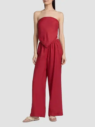 Cami NYC Women's Omi Linen Pants - Huckleberry | Thumbnail 2 Cami NYC Women's Omi Linen Pants - Huckleberry | Thumbnail 2