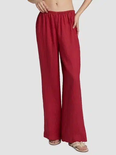 Cami NYC Women's Omi Linen Pants - Huckleberry | Thumbnail 3 Cami NYC Women's Omi Linen Pants - Huckleberry | Thumbnail 3