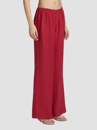 Cami NYC Women's Omi Linen Pants - Huckleberry | Thumbnail 4 Cami NYC Women's Omi Linen Pants - Huckleberry | Thumbnail 4
