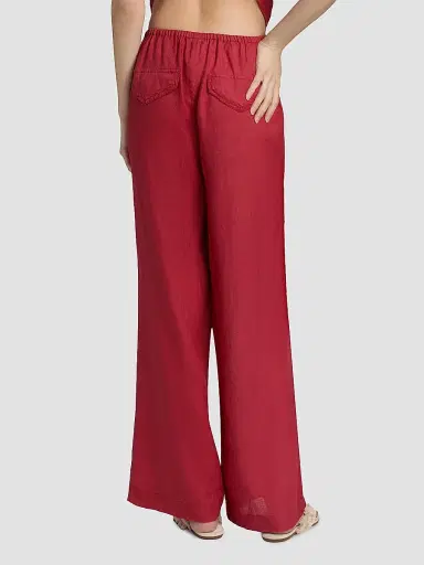 Cami NYC Women's Omi Linen Pants - Huckleberry | Thumbnail 5 Cami NYC Women's Omi Linen Pants - Huckleberry | Thumbnail 5