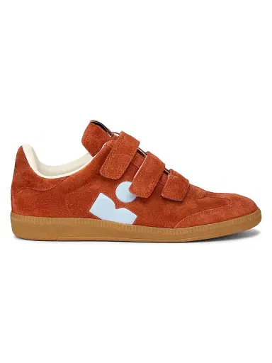 Isabel Marant Women's Beth 50MM Suede Low-Top Sneakers - Brick Light Blue - Size 11 | Thumbnail 1 Isabel Marant Women's Beth 50MM Suede Low-Top Sneakers - Brick Light Blue - Size 11 | Thumbnail 1