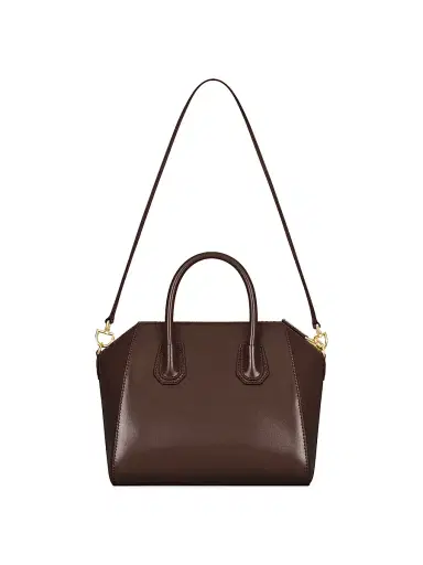 Givenchy Women's Small Antigona Top Handle Bag in Box Leather - Dark Brown | Thumbnail 3 Givenchy Women's Small Antigona Top Handle Bag in Box Leather - Dark Brown | Thumbnail 3