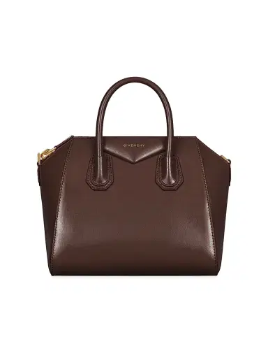 Givenchy Women's Small Antigona Top Handle Bag in Box Leather - Dark Brown | Thumbnail 1 Givenchy Women's Small Antigona Top Handle Bag in Box Leather - Dark Brown | Thumbnail 1