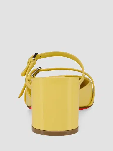 Christian Louboutin Women's Jane Nina 55MM Mules - Yellow | Thumbnail 3 Christian Louboutin Women's Jane Nina 55MM Mules - Yellow | Thumbnail 3