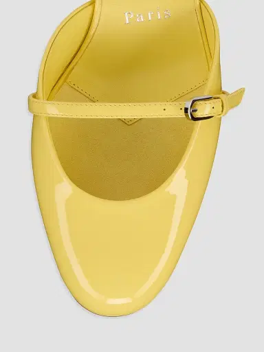 Christian Louboutin Women's Jane Nina 55MM Mules - Yellow | Thumbnail 4 Christian Louboutin Women's Jane Nina 55MM Mules - Yellow | Thumbnail 4