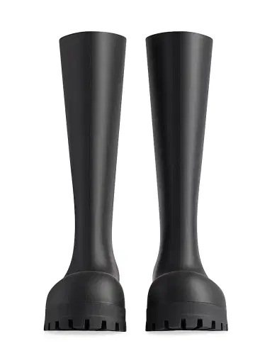 Balenciaga Women's Bulldozer Rainboots - Black | Thumbnail 4 Balenciaga Women's Bulldozer Rainboots - Black | Thumbnail 4