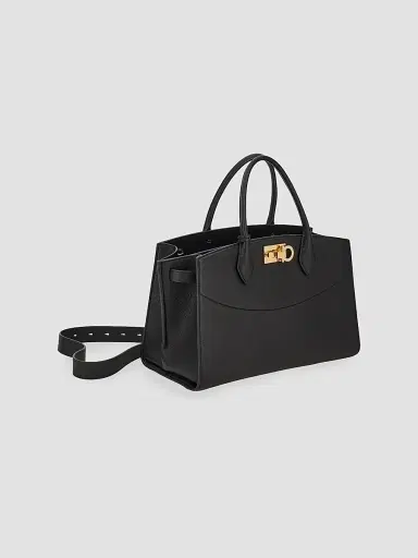 Ferragamo Women's New Studio Soft Large Leather Top Handle Bag | Thumbnail 5 Ferragamo Women's New Studio Soft Large Leather Top Handle Bag | Thumbnail 5