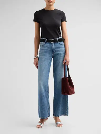 rag & bone Women's Flexi Andi Cotton-Blend Wide-Leg Jeans - Toni | Thumbnail 2 rag & bone Women's Flexi Andi Cotton-Blend Wide-Leg Jeans - Toni | Thumbnail 2