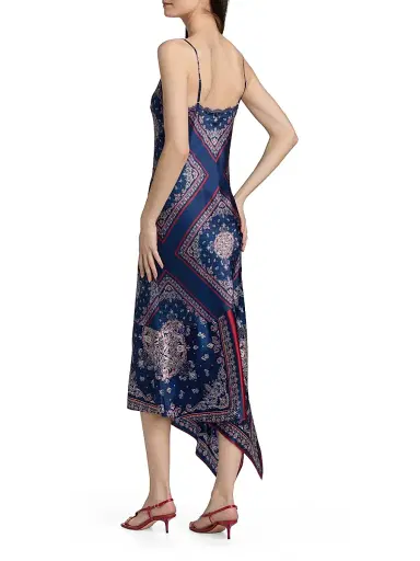 Cami NYC Women's Becky Printed Lace-Trimmed Silk Midi-Dress - Mariners Bandana | Thumbnail 5 Cami NYC Women's Becky Printed Lace-Trimmed Silk Midi-Dress - Mariners Bandana | Thumbnail 5
