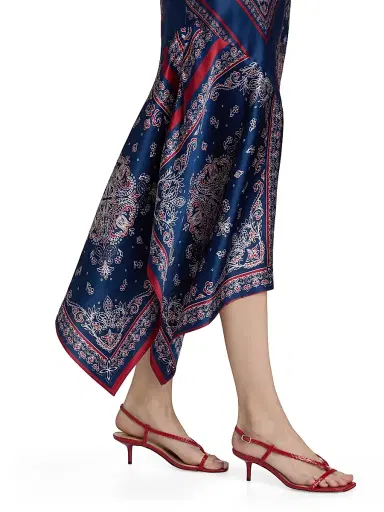 Cami NYC Women's Becky Printed Lace-Trimmed Silk Midi-Dress - Mariners Bandana | Thumbnail 6 Cami NYC Women's Becky Printed Lace-Trimmed Silk Midi-Dress - Mariners Bandana | Thumbnail 6