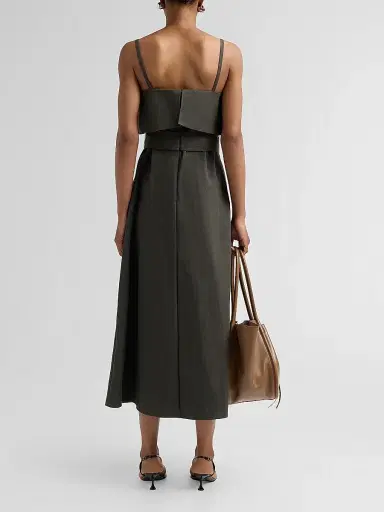 Proenza Schouler White Label Women's Reign Cotton-Blend Midi Dress - Willow | Thumbnail 3 Proenza Schouler White Label Women's Reign Cotton-Blend Midi Dress - Willow | Thumbnail 3