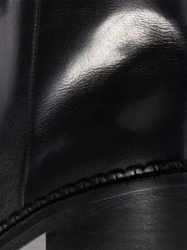 Miu Miu Women's Leather Boots - Black | Thumbnail 2 Miu Miu Women's Leather Boots - Black | Thumbnail 2