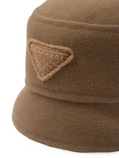 Prada Men's Velour Cloth Bucket Hat - Brown - Size Large | Thumbnail 3 Prada Men's Velour Cloth Bucket Hat - Brown - Size Large | Thumbnail 3
