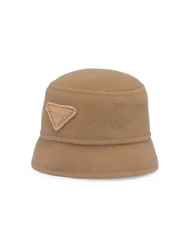 Prada Men's Velour Cloth Bucket Hat - Brown - Size Large | Thumbnail 1 Prada Men's Velour Cloth Bucket Hat - Brown - Size Large | Thumbnail 1