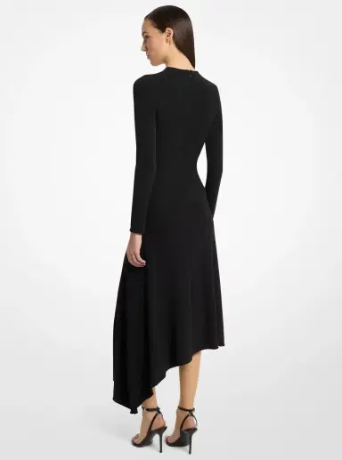 Michael Kors Collection Stretch Matte Jersey Asymmetric Dress | Thumbnail 2 Michael Kors Collection Stretch Matte Jersey Asymmetric Dress | Thumbnail 2