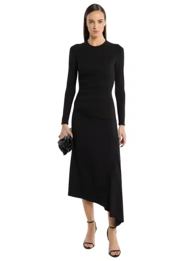 Michael Kors Collection Stretch Matte Jersey Asymmetric Dress | Thumbnail 1 Michael Kors Collection Stretch Matte Jersey Asymmetric Dress | Thumbnail 1