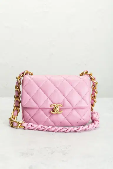 chanel Chanel Lambskin Mini Lacquered Chain Flap Bag | Thumbnail 2 chanel Chanel Lambskin Mini Lacquered Chain Flap Bag | Thumbnail 2