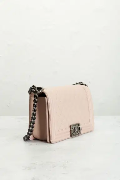 Chanel Chanel Calfskin Medium Boy Bag | Thumbnail 4 Chanel Chanel Calfskin Medium Boy Bag | Thumbnail 4