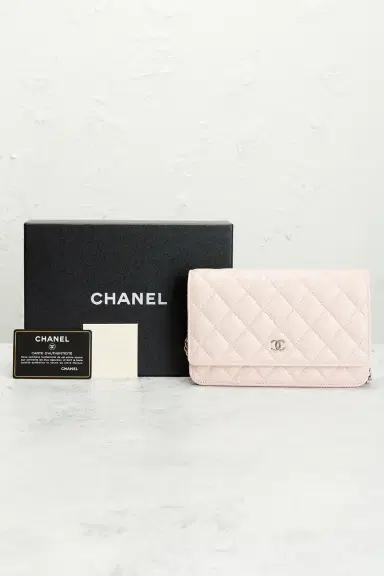 Chanel Chanel Caviar Wallet On Chain | Thumbnail 9 Chanel Chanel Caviar Wallet On Chain | Thumbnail 9