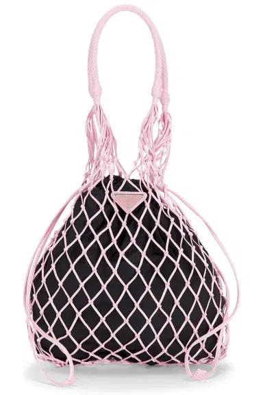 FWRD Renew Prada Tessuto Net Tote Bag | Thumbnail 1 FWRD Renew Prada Tessuto Net Tote Bag | Thumbnail 1