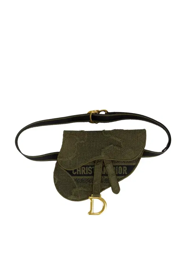 Embroidered Camouflage Saddle Belt Bag Embroidered Camouflage Saddle Belt Bag
