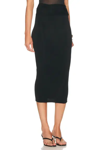 Wardrobe.NYC Translucent Skirt Midi Skirt | Thumbnail 2 Wardrobe.NYC Translucent Skirt Midi Skirt | Thumbnail 2