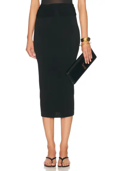 Wardrobe.NYC Translucent Skirt Midi Skirt | Thumbnail 1 Wardrobe.NYC Translucent Skirt Midi Skirt | Thumbnail 1