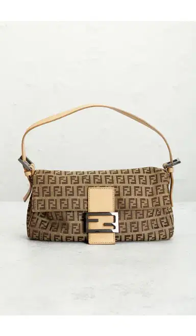 Fendi Zucchino Baguette Shoulder Bag | Thumbnail 2 Fendi Zucchino Baguette Shoulder Bag | Thumbnail 2